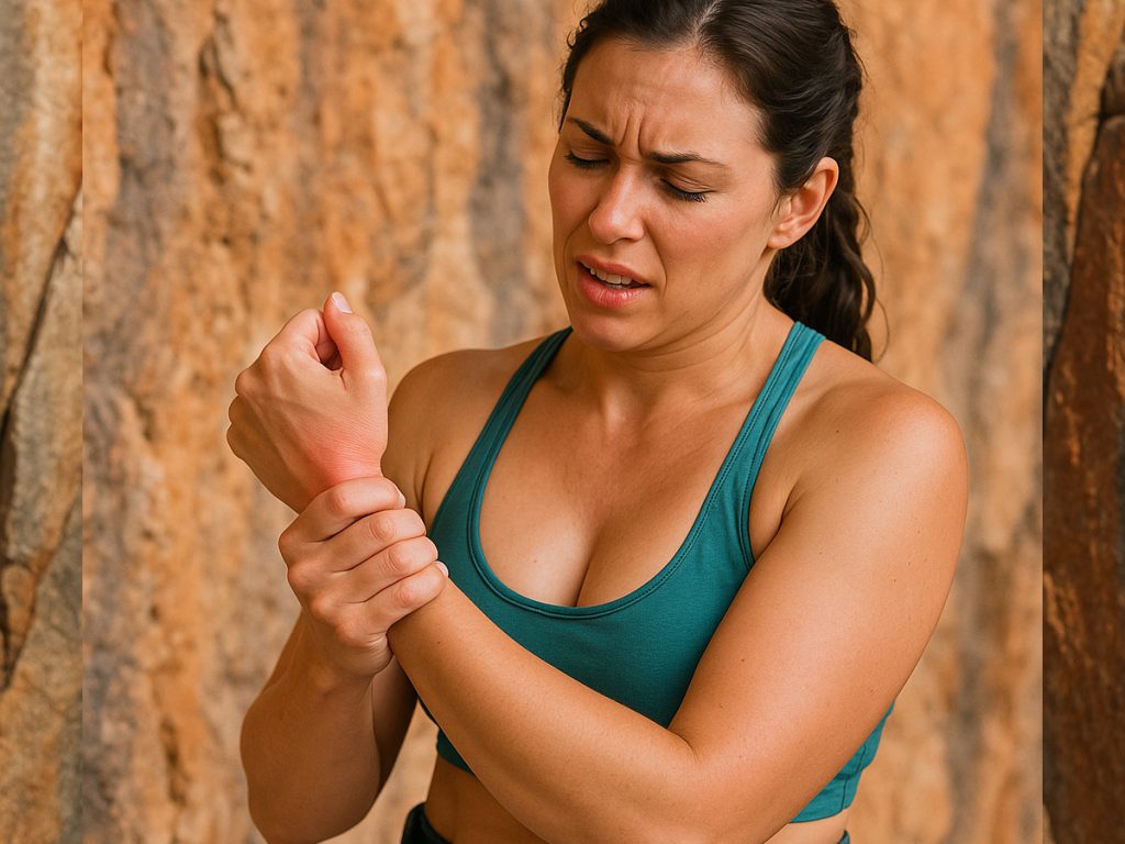 Lesión en la muñeca por escalada Lesión en la muñeca por escalada